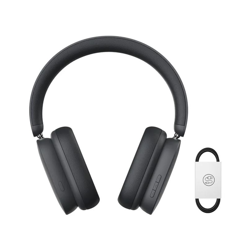 Наушники Baseus Bowie H1 Noise-Cancelling Wireless Headphones Gray (NGTW230013) - фото 3