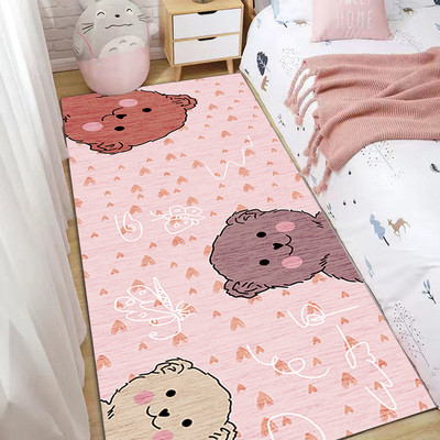 Детский ковер безворсовый Homytex Bear pink - фото 2