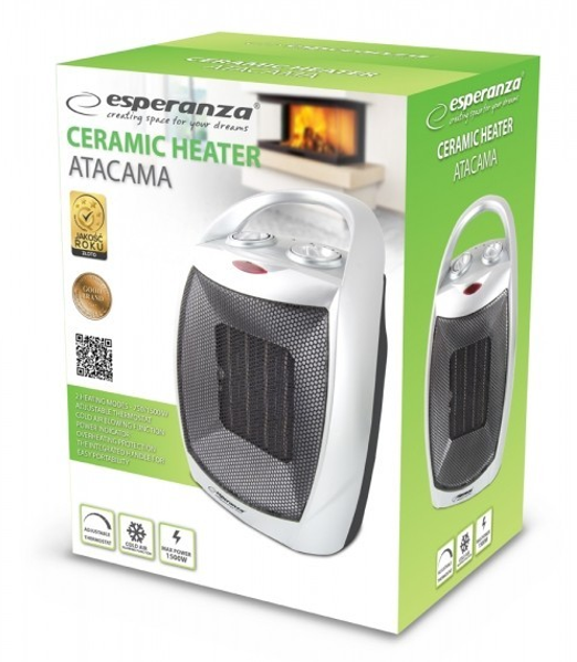 Тепловентилятор керамический Esperanza EHH006 1500W - фото 3 Тепловентилятор керамический Esperanza EHH006 1500W - фото 3