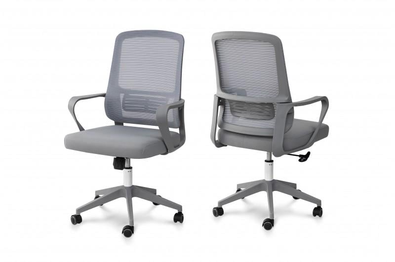 Стул офисный компьютерный Мікс Меблі Байт Серый - фото 2 Стул офисный компьютерный Мікс Меблі Байт Серый - фото 2