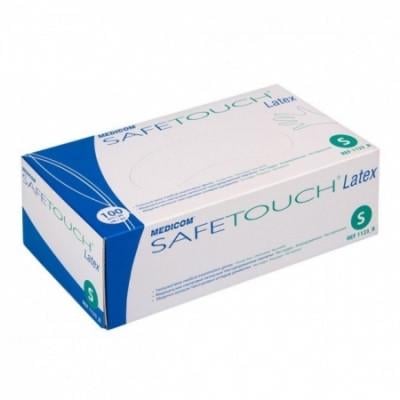 Рукавички оглядові латексні Medicom текстуровані SafeTouch 55 г S Бежевий (00120)