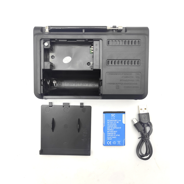 Радіоприймач та ліхтарик Golon RX-1313 (GOLON RX1313) - фото 4