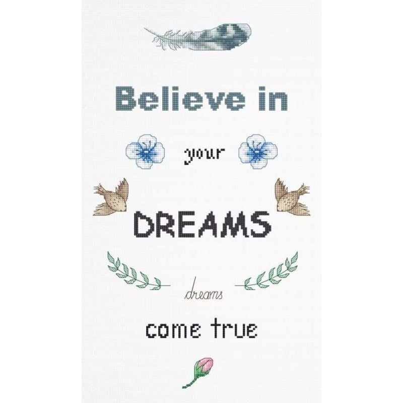 Набор для вышивания крестиком Luca-S B1166 Девиз (42419)