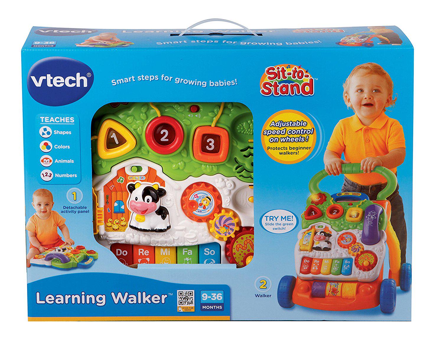 Ходунки-штовхач Vtech з ігровою панеллю Sit-to-Stand Learning Walker (80-077000) - фото 1