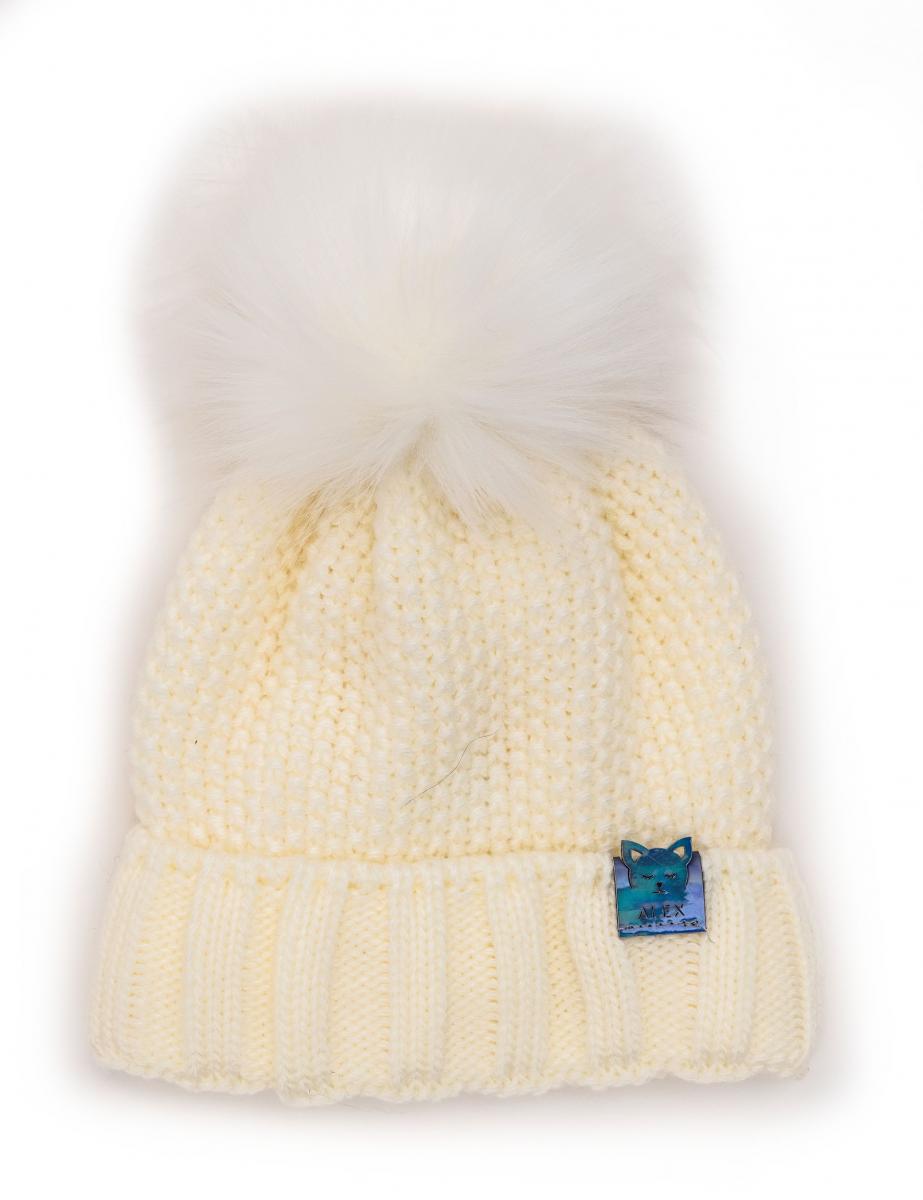 Шапка детская зимняя Alex Молли 46-50 см Молочный