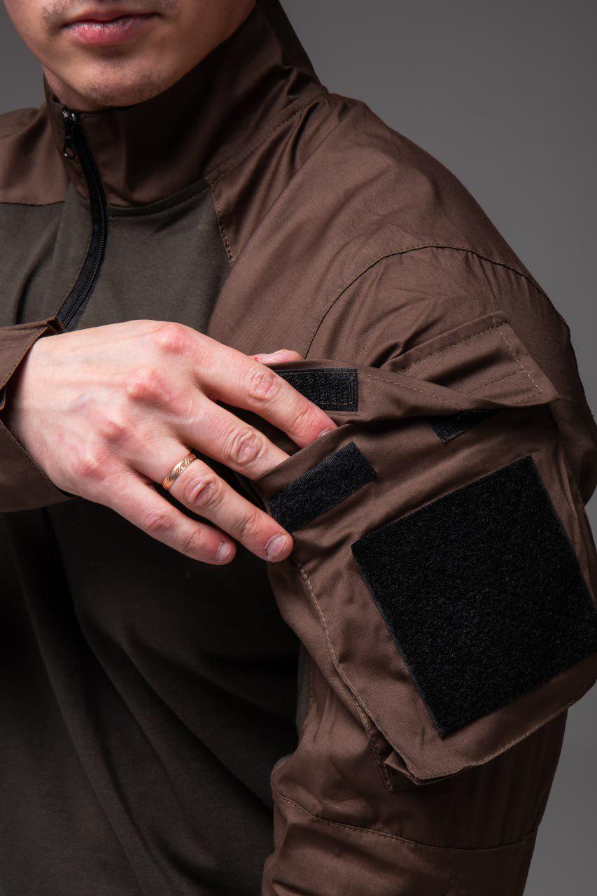 Рубашка мужская с карманами XL Хаки (2397/1/4) - фото 8 Рубашка мужская с карманами XL Хаки (2397/1/4) - фото 8