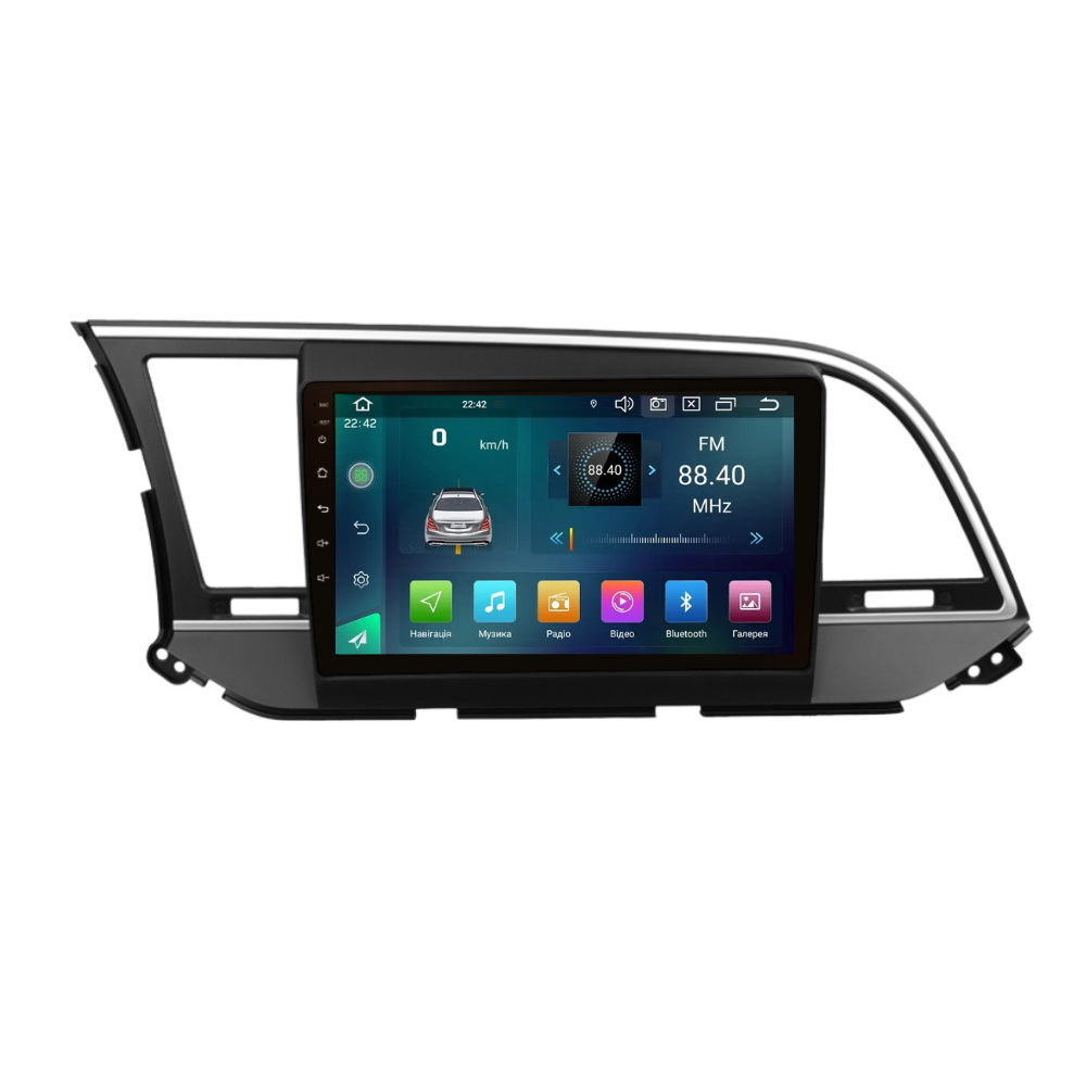 Магнитола штатная CYCLONE C9 CPL GSM Carplay 2/32 GB 4G для Hyundai Elantra 2016-2020 г. с малым экраном (AR-81095)