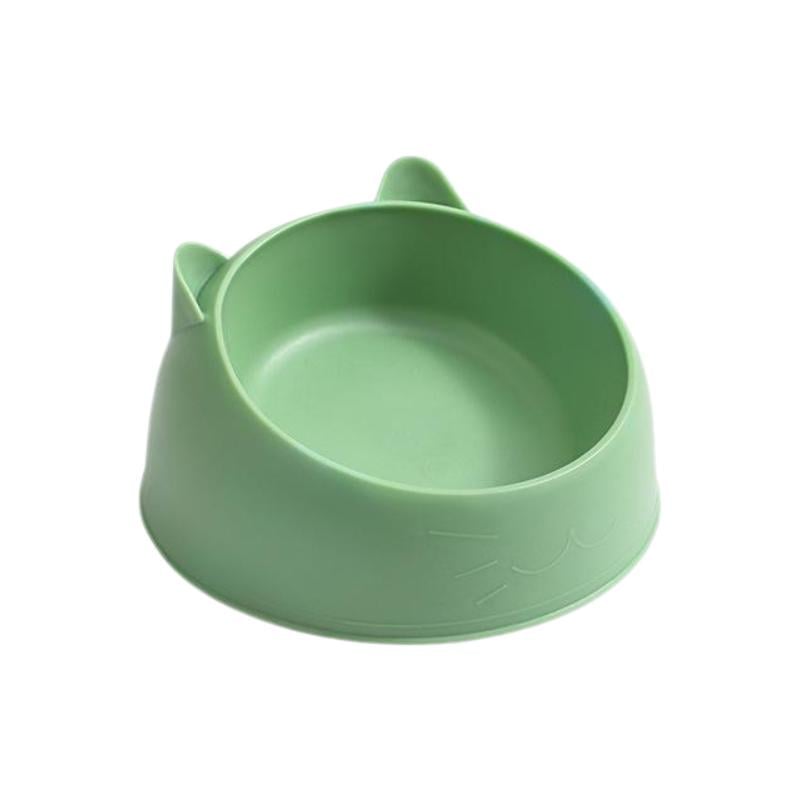 Миска для кормления кошек и грызунов устойчивая с ушками пластиковая 13x7 см Зеленая (D-0079) - фото 1 Миска для кормления кошек и грызунов устойчивая с ушками пластиковая 13x7 см Зеленая (D-0079) - фото 1