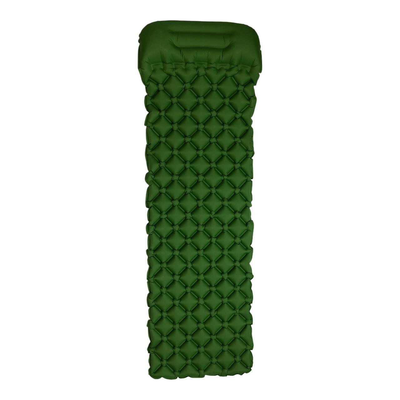 Матрас для палатки надувной производный 190х55х3 см Зеленый (SJ-0084GR)