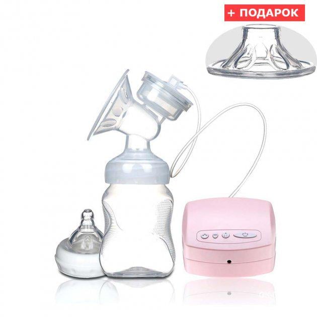 Електричний молоковідсмоктувач Miss Baby BREAST PUMP + масажна насадка - фото 2