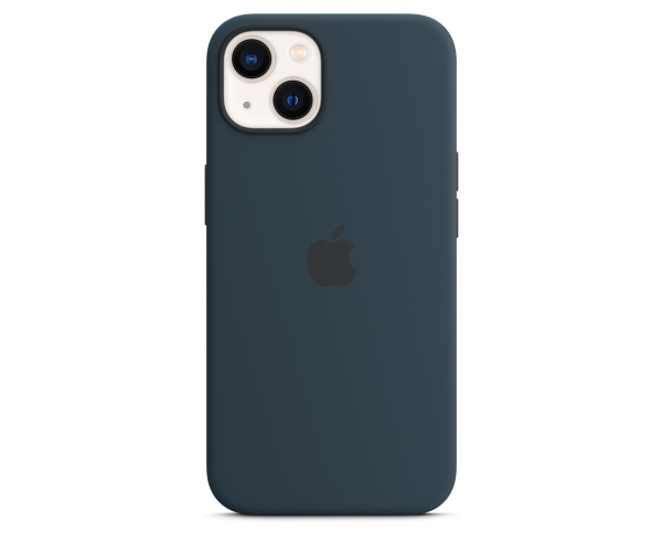 Чохол-накладка Silicone+MagSafe для Apple iPhone 13 11.Blue Fog