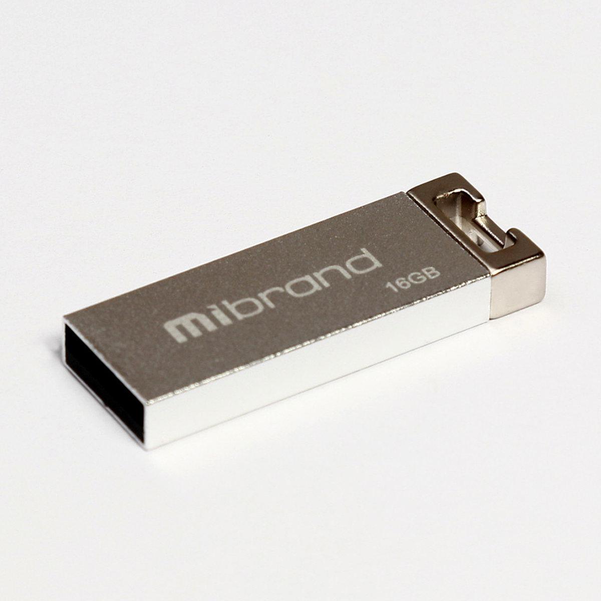 Флешка для ноутбука Flash Mibrand USB 2.0 Chameleon 16Gb Silver (MI2.0/CH16U6S)