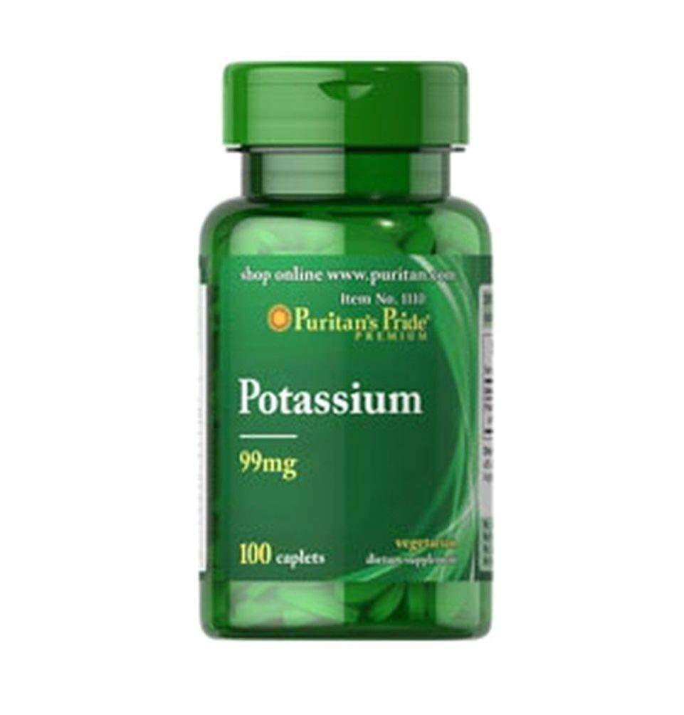 Калій Puritan's Pride Potassium Gluconate 99 mg 100 таблеток