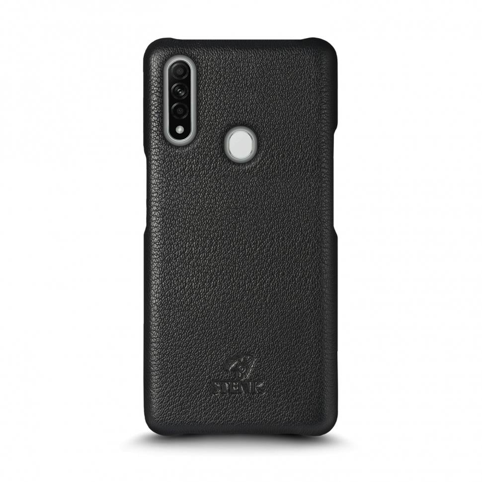 Кожаная накладка Stenk Cover для OPPO A31 Черный (69357)