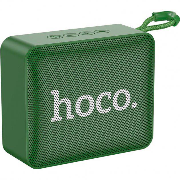 Колонка портативная HOCO BS51 Gold brick sports BT speaker Army green (61676) Колонка портативная HOCO BS51 Gold brick sports BT speaker Army green (61676)