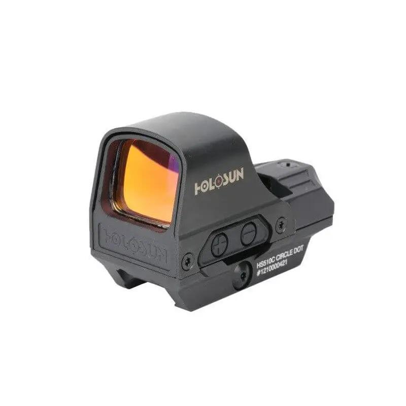 Коллиматорный прицел Holosun Open Reflex HS510C 2 MOA+65 MOA с солнечной батареей быстросъемный крепеж на Weaver (612036) - фото 2 Коллиматорный прицел Holosun Open Reflex HS510C 2 MOA+65 MOA с солнечной батареей быстросъемный крепеж на Weaver (612036) - фото 2