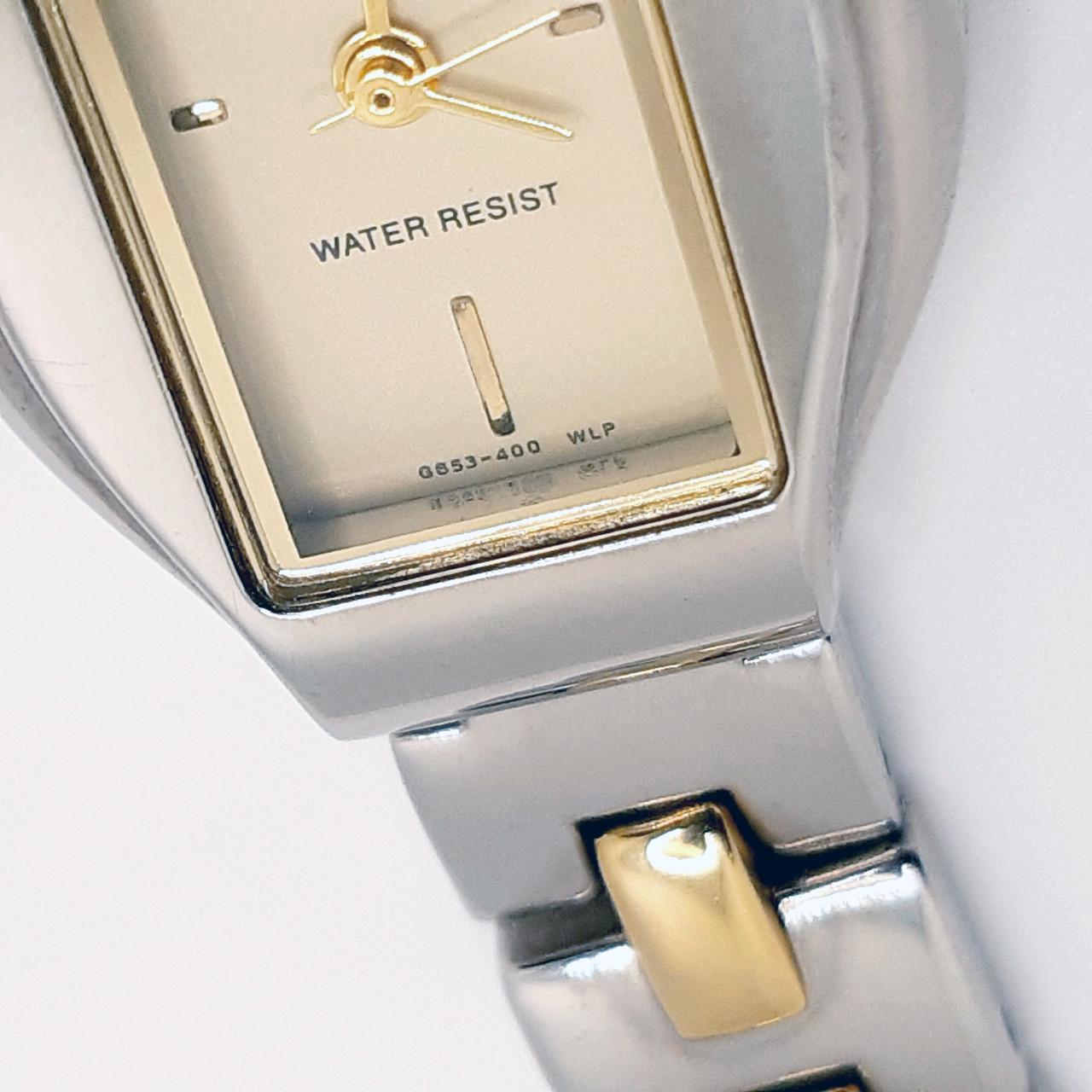 Наручные часы Q&Q женские кварцевые металлический ремешок (G653-400) - фото 6 Наручные часы Q&Q женские кварцевые металлический ремешок (G653-400) - фото 6