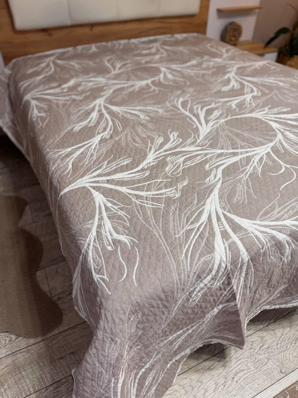 Покривало з мусліну полуторний Пудровий (Д-al-muslin205-001) - фото 3 Покривало з мусліну полуторний Пудровий (Д-al-muslin205-001) - фото 3