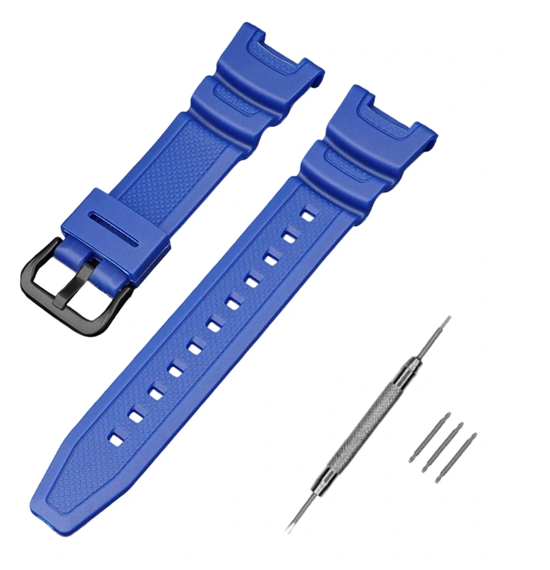 Ремінець для Casio SGW-100 Blue BK (3962)