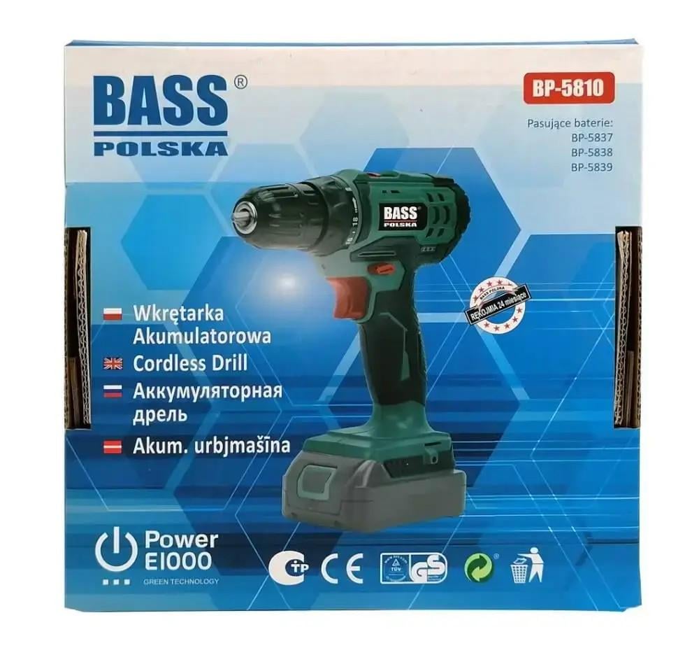 ᐉ Дрель-шуруповерт Bass Polska 5810 24 В Зеленый (5810) • Купить в ...
