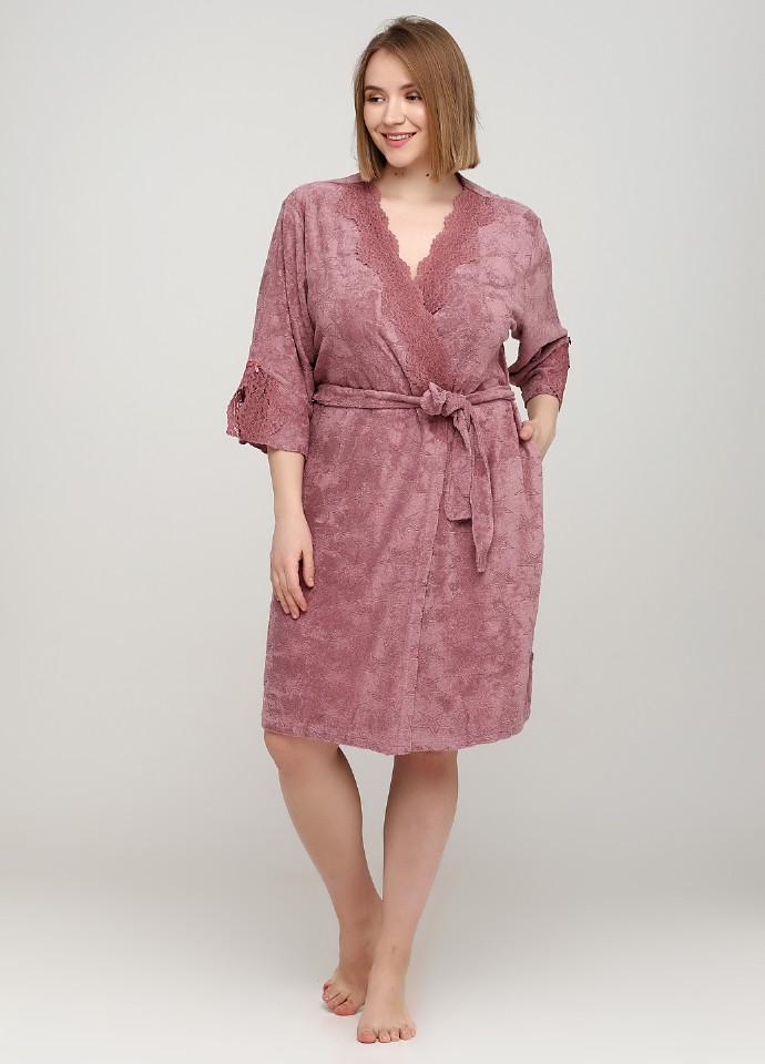 Халат Romeo Life 4XL темно Пудровый (3474-B-32)