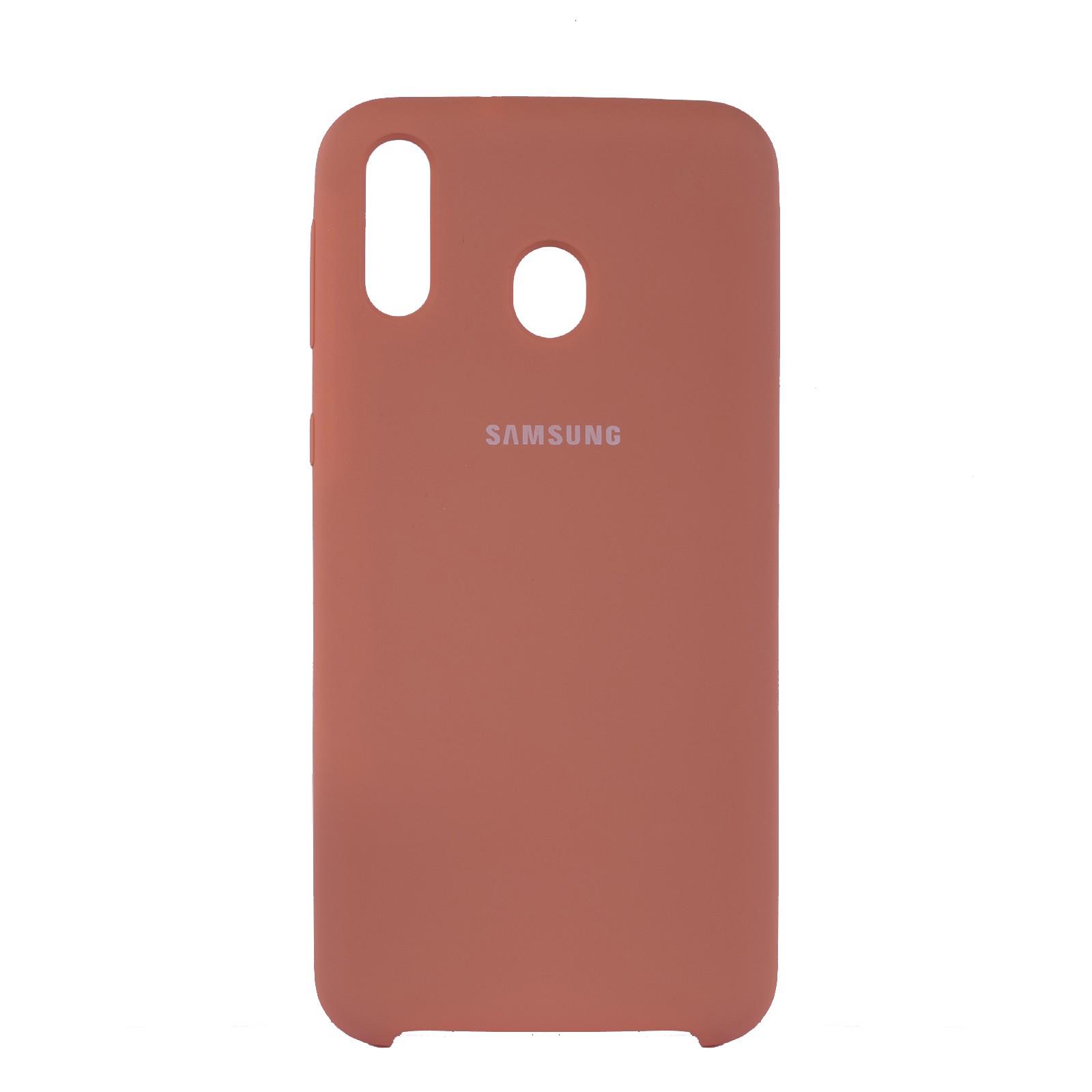 Чехол Jelly Silicone Case Samsung M20 Бегония Красная
