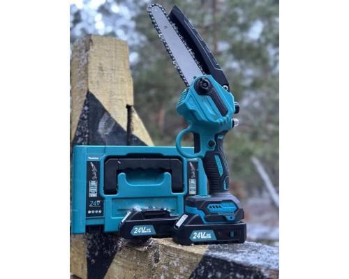 Пила электрическая Makita DUC157Z 24V цепная/аккумуляторная с 2 аккумуляторами (DUC157Z) - фото 3