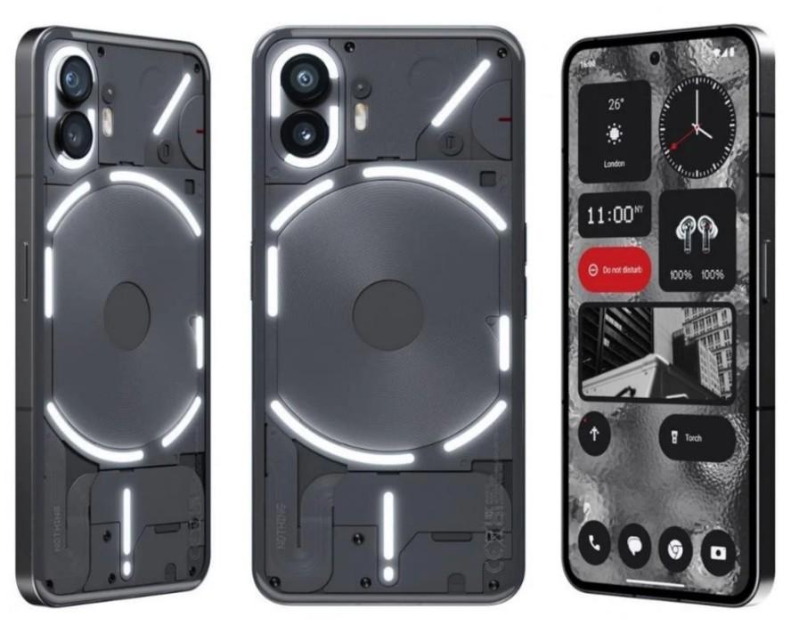 Смартфон Nothing Phone 2 8/128Gb Global Dark Grey - фото 3