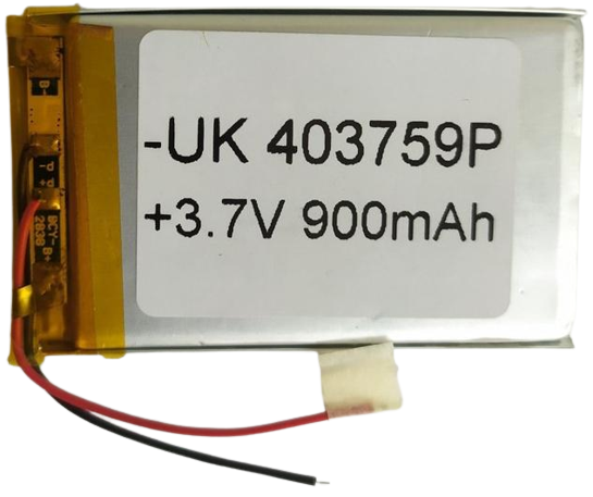 Аккумуляторная батарея литая-полимерная GD 403759P 900 mAh (000020606)