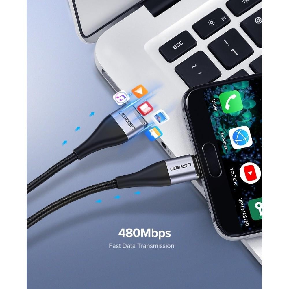 Кабель магнитный Ugreen USB-Type-C 100 см (25397313) - фото 9