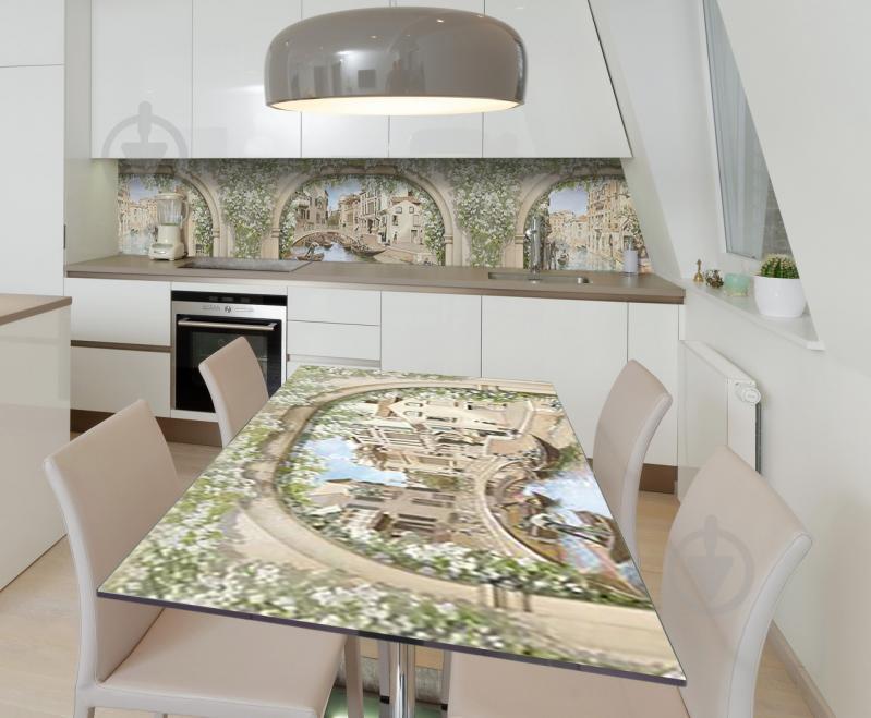 Наклейка виниловая на стол Zatarga  "Винтажные Арки"  600х1200 мм