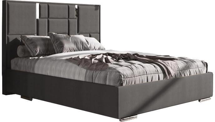 Кровать Сапфир 160х200 см Allure Grey - фото 1 Кровать Сапфир 160х200 см Allure Grey - фото 1