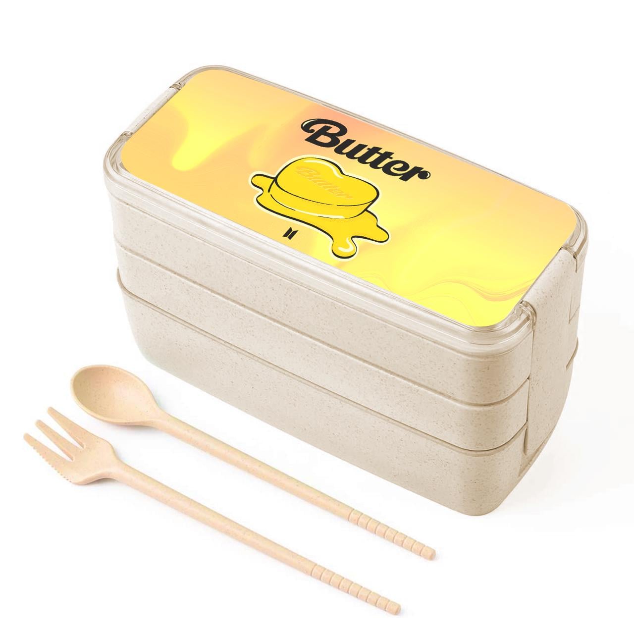 Ланч-бокс BTS 900 мл с вилкой и ложкой (34713-3269)