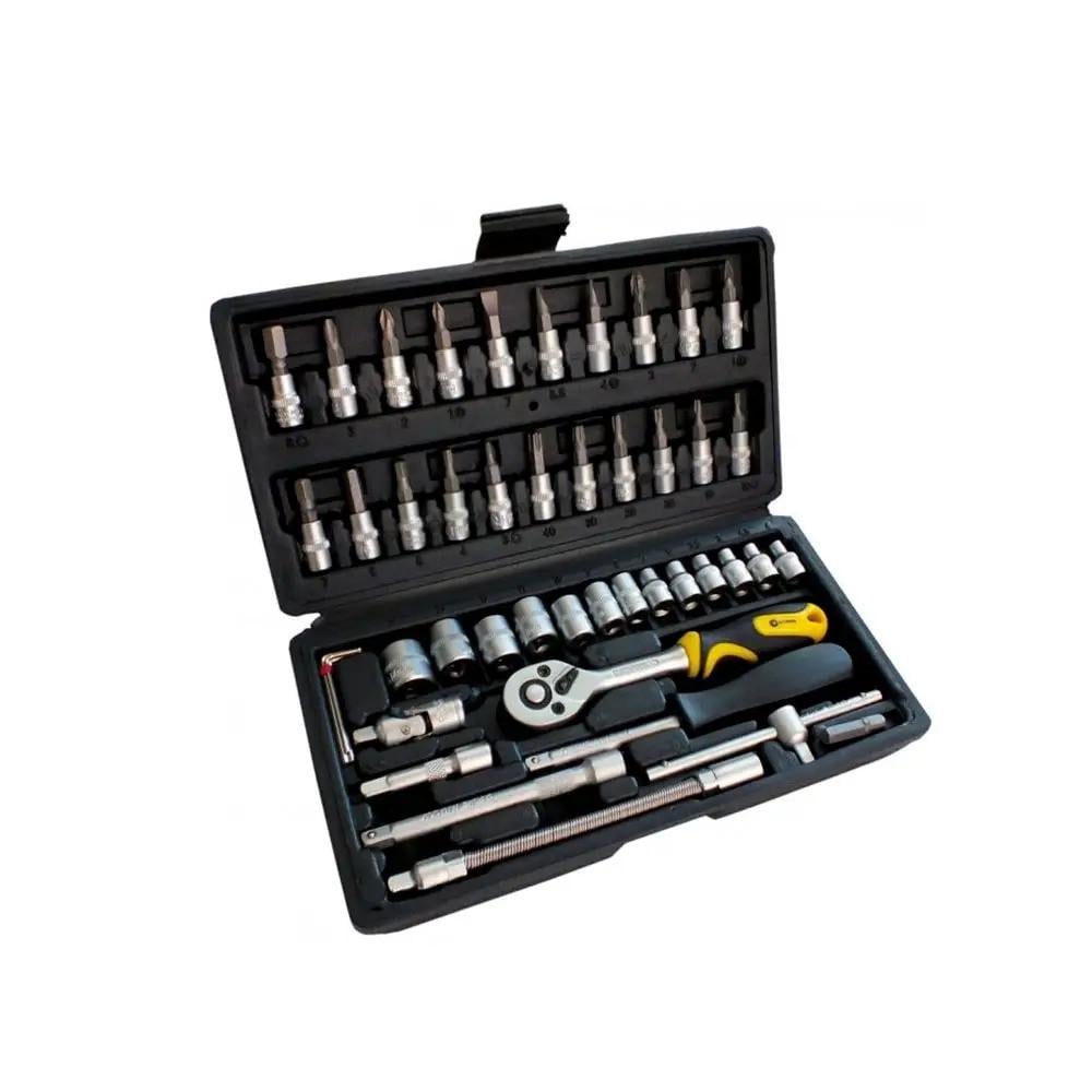 Набор инструментов EL-408 торцевых головок 1/2" и 1/4" 46 шт. (EL-408)