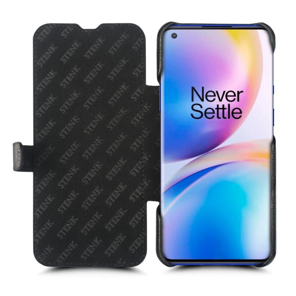 Чохол книжка Stenk Premium для OnePlus 8 Pro Чорний (68716)