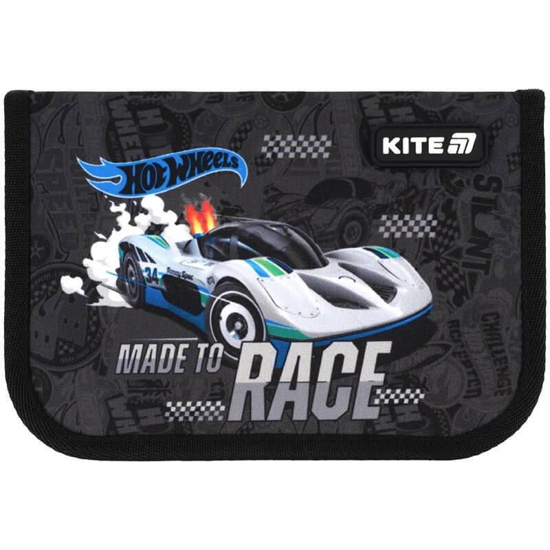Пенал без наполнения Kite Hot Wheels 621 HW 1 отделение 1 отворот (HW25-621)