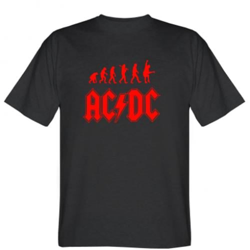 Футболка чоловіча Еволюція AC/DC XL Чорний (190545-2-27867-XL)