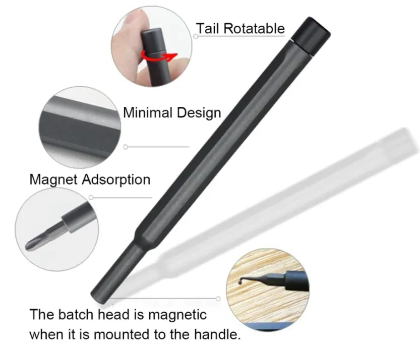 Набір викруток Pentalobe 24в1 Чорний (2103224211) - фото 7