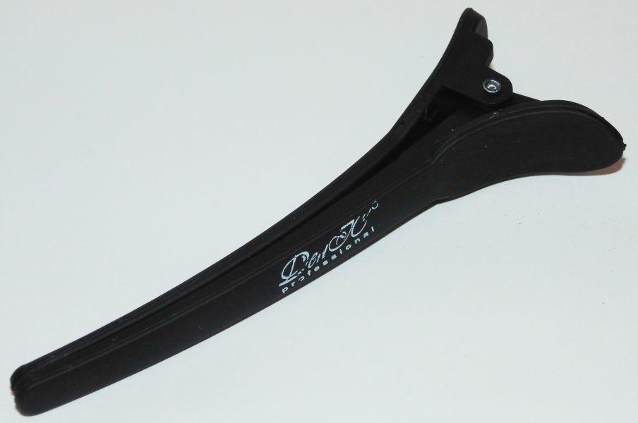 Зажим Уточка для волос ДенІС professional карбон 100 мм Черный (1453070039)