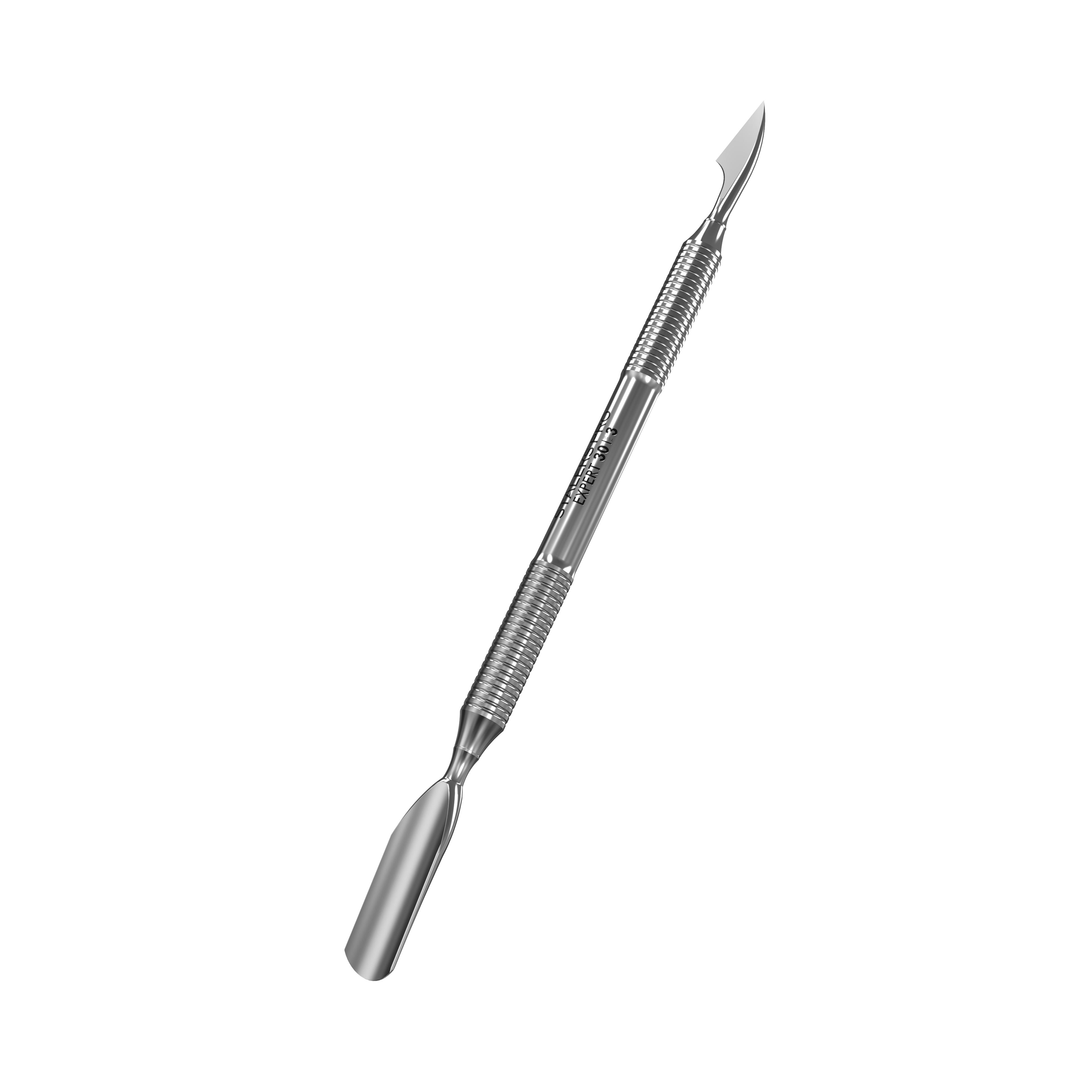 Лопатка маникюрная STALEKS EXPERT 30 TYPE 3 пушер округлый широкий и топорик (PE-30/1)