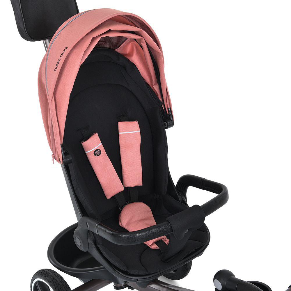 Велосипед дитячий 3-х колісний Turbo Trike MT 1002-6 від 1,5 до 3 років поворотне сидіння Рожевий (24604077) - фото 6 Велосипед дитячий 3-х колісний Turbo Trike MT 1002-6 від 1,5 до 3 років поворотне сидіння Рожевий (24604077) - фото 6