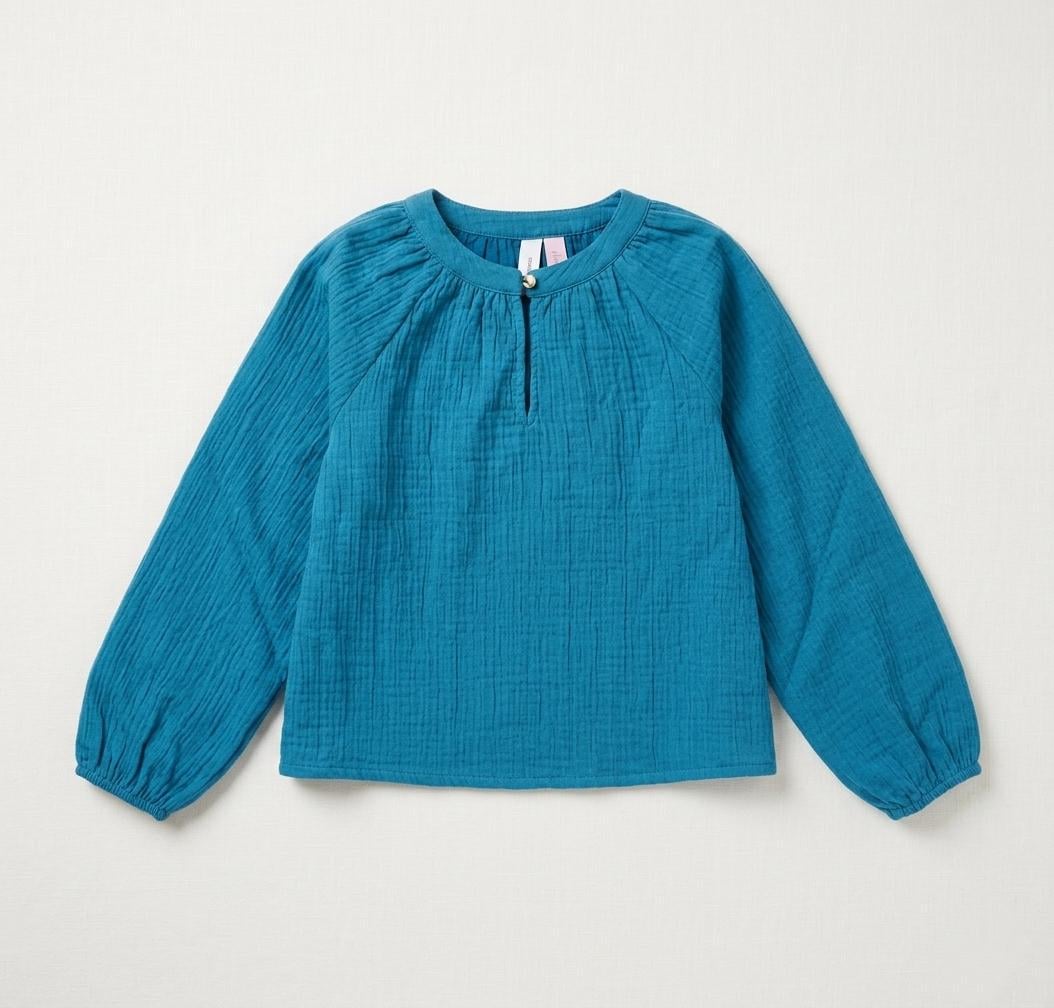 Блузка дитяча для дівчинки Vero Moda 128 см Синій (250313042) Блузка дитяча для дівчинки Vero Moda 128 см Синій (250313042)