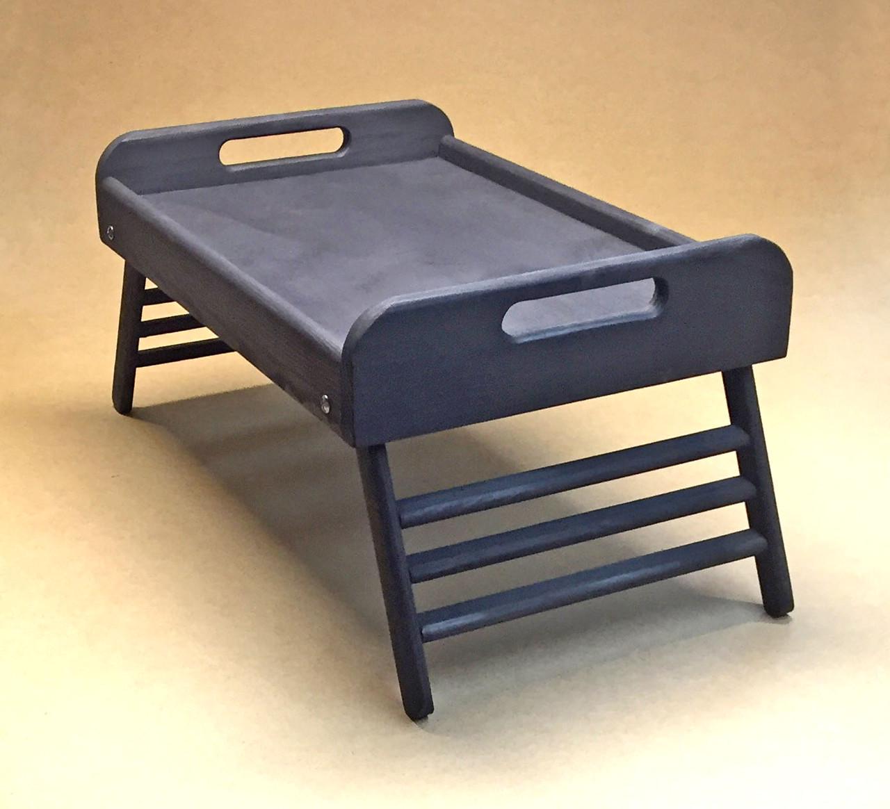 Столик-поднос для завтрака из дерева Вермонт Венге (СТП-000712)