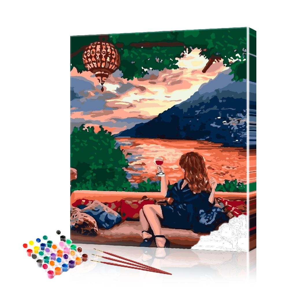 Картина по номерам ArtSale Райское место PBN0859 40х50 см