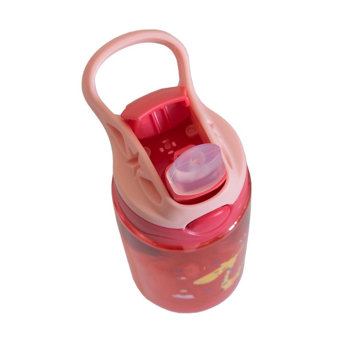 Бутылка для воды с трубочкой Baby пластиковая bottle LB400 500 мл Красный (1009689-Red) - фото 5