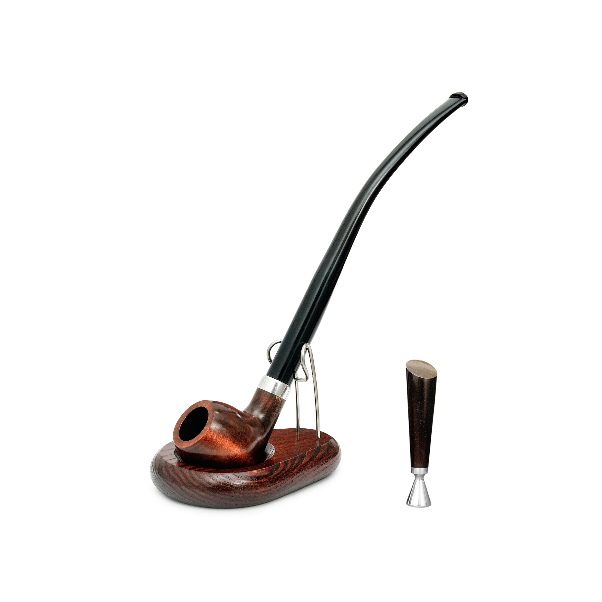 Трубка для курения Churchwarden KAF1 с подставкой/тампером 250 мм Груша