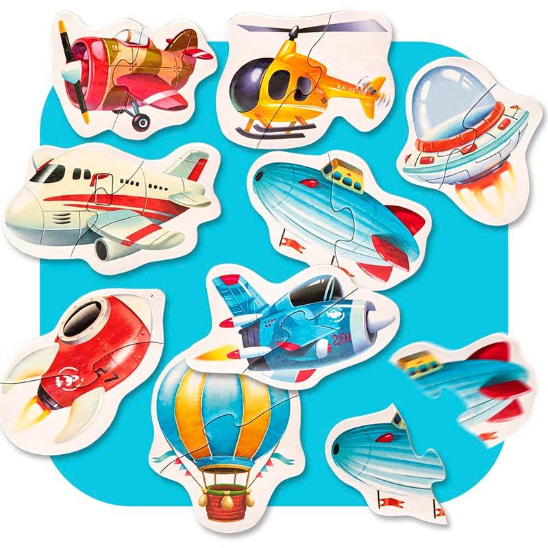 Пазлы Воздушный транспорт CUBIKA из дерева (15283) Пазлы Воздушный транспорт CUBIKA из дерева (15283)