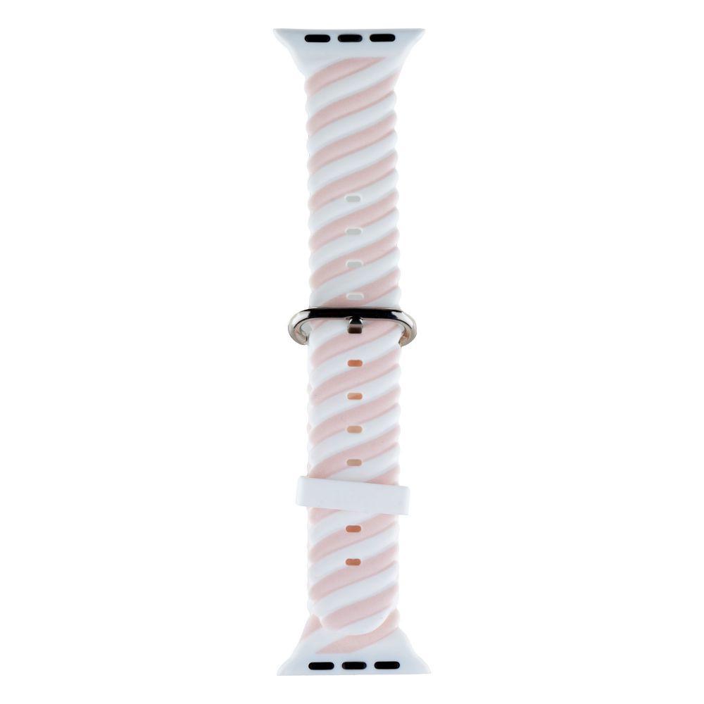 Ремешок для Apple Watch 42-44 mm Colour Bar White-Pink (29caa1-14724) Ремешок для Apple Watch 42-44 mm Colour Bar White-Pink (29caa1-14724)