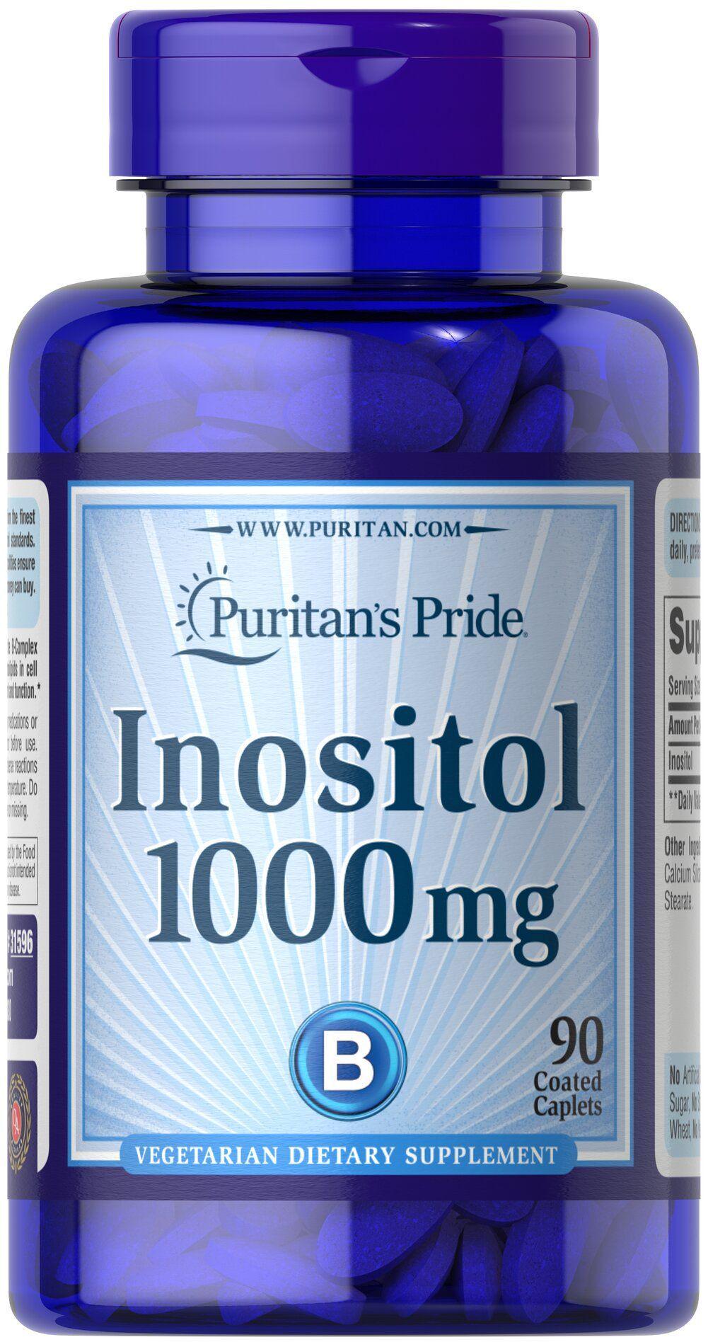 Инозитол Puritan's Pride Inositol 1000 mg 90 капс.