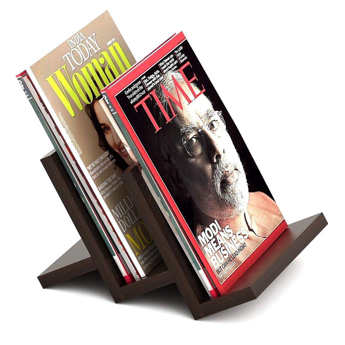 Полка книжная настольная из дерева Ромул Мокко (КПА-000510)